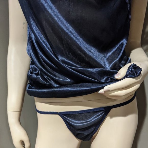 Natural Blue Babydoll Lingerie - Picture 5 of 5